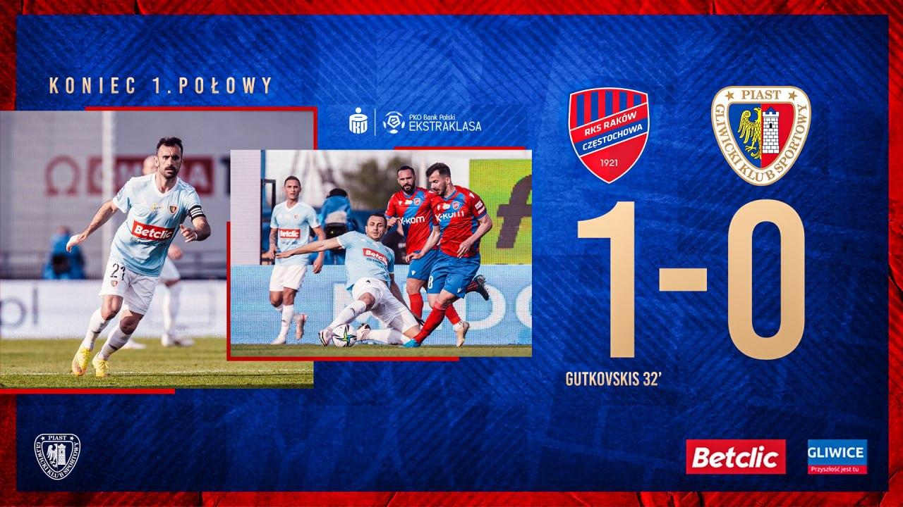 Raków Częstochowa - Piast Gliwice 1:0, 10.05.2021