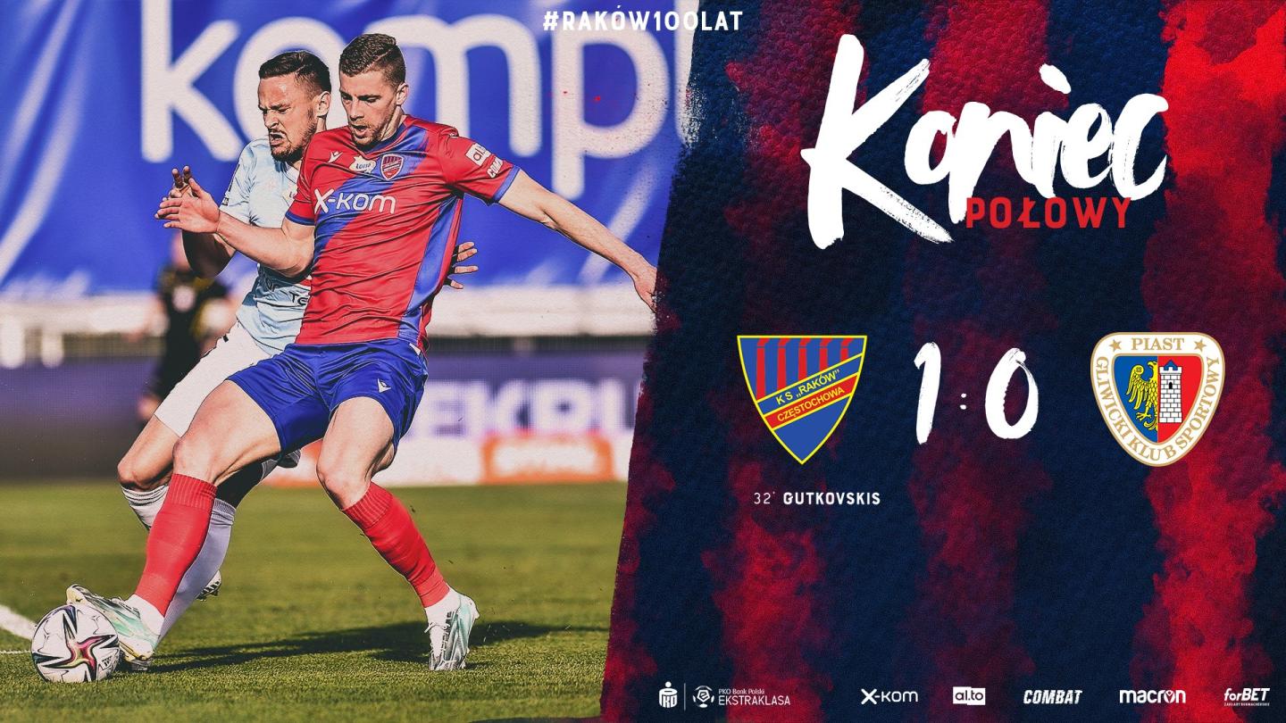 Raków Częstochowa - Piast Gliwice 1:0, 10.05.2021