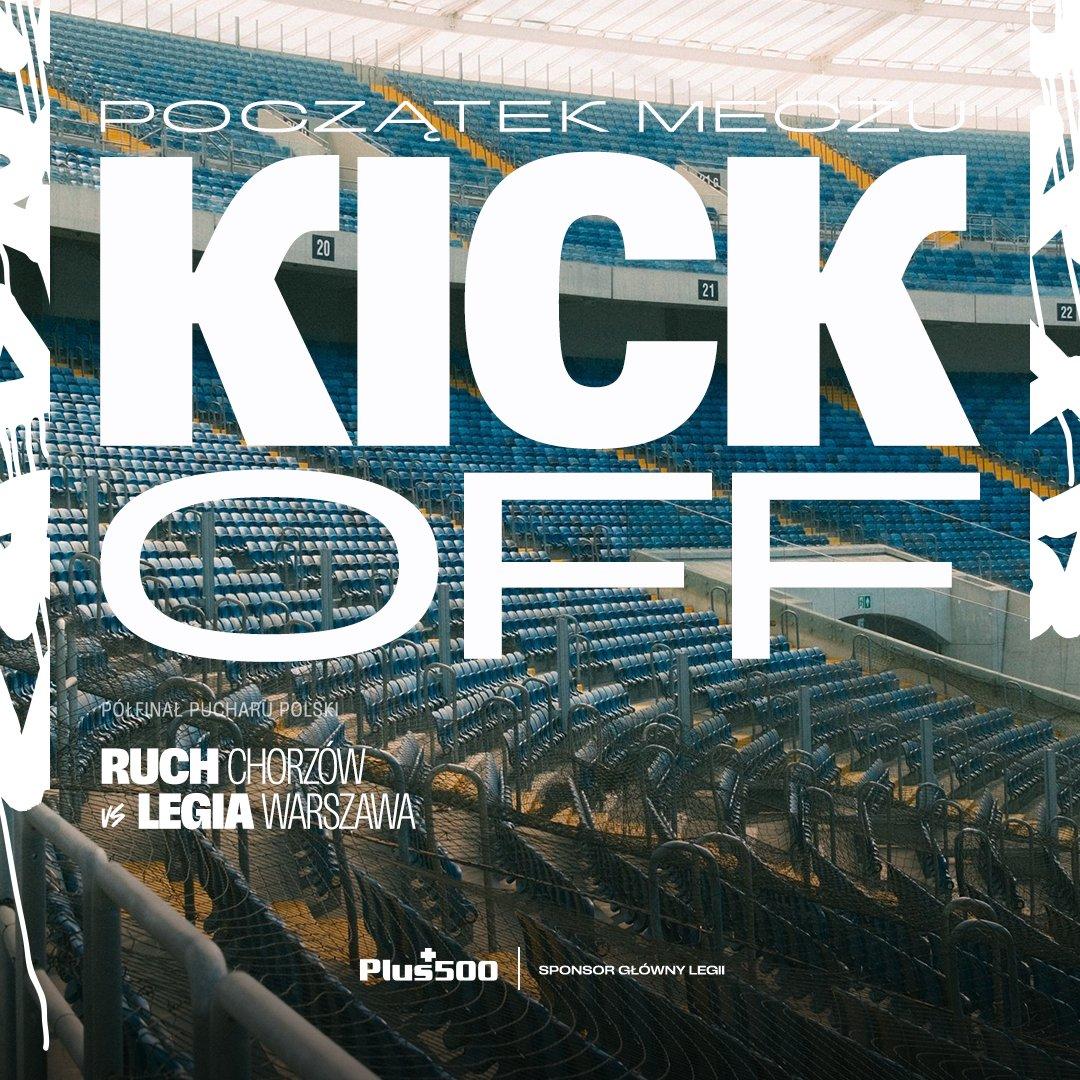 Ruch Chorzów - Legia Warszawa 0:5, 02.04.2025