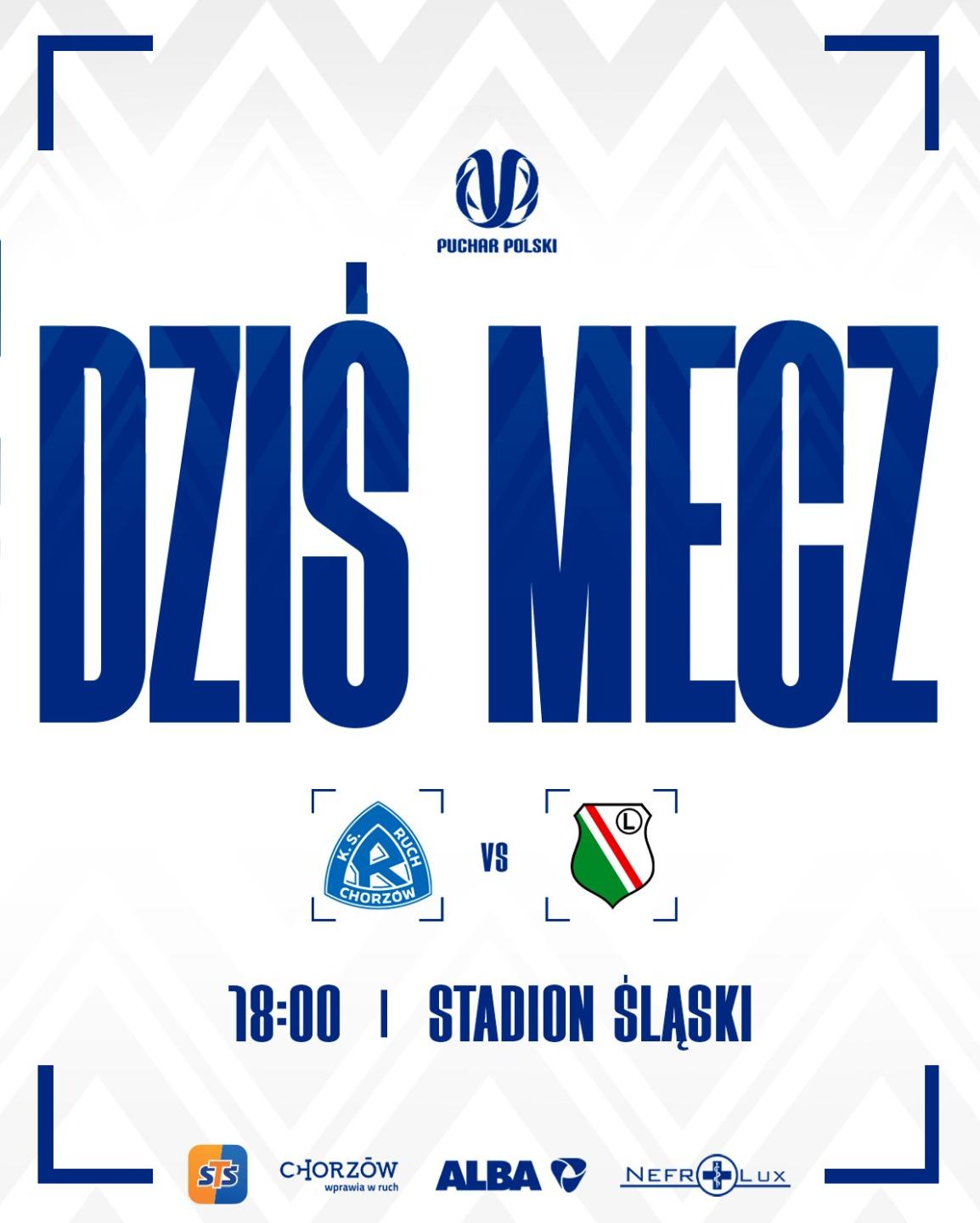 Ruch Chorzów - Legia Warszawa 0:5, 02.04.2025