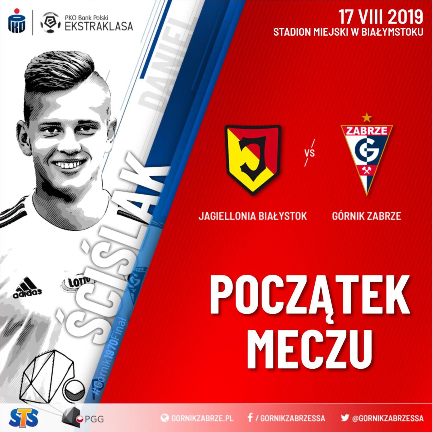 Jagiellonia Białystok - Górnik Zabrze 3:1, 17.08.2019