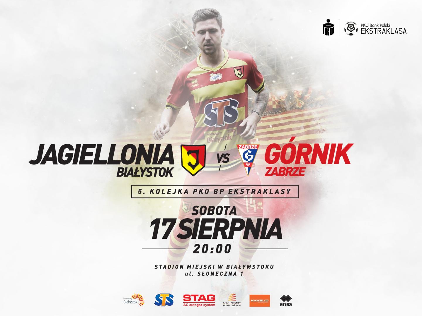 Jagiellonia Białystok - Górnik Zabrze 3:1, 17.08.2019
