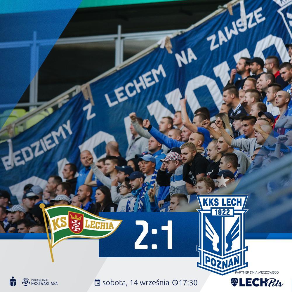 Lechia Gdańsk - Lech Poznań 2:1, 14.09.2019