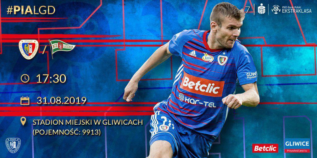 Piast Gliwice - Lechia Gdańsk 1:2, 31.08.2019