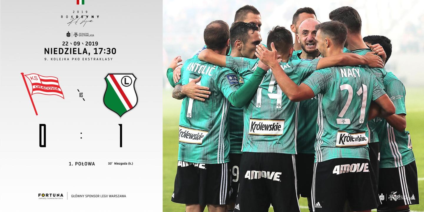 Cracovia - Legia Warszawa 1:2, 22.09.2019