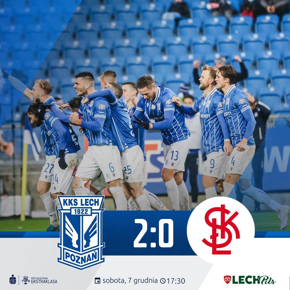 Lech Poznań - ŁKS Łódź 2:0, 07.12.2019