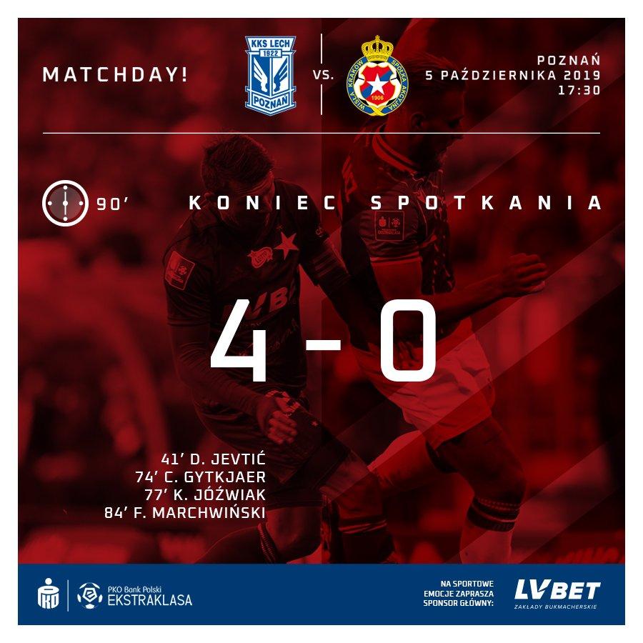Lech Poznań - Wisła Kraków 4:0, 05.10.2019