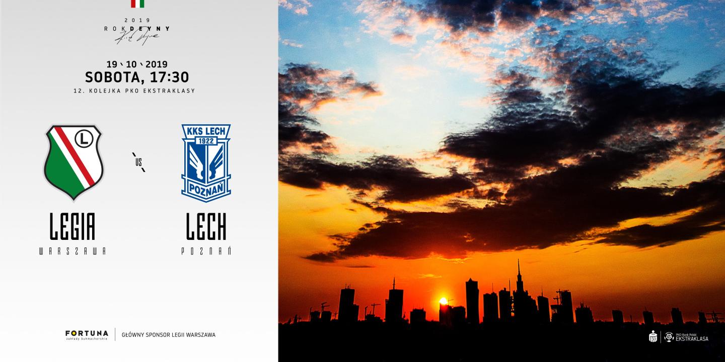 Legia Warszawa - Lech Poznań 2:1, 19.10.2019