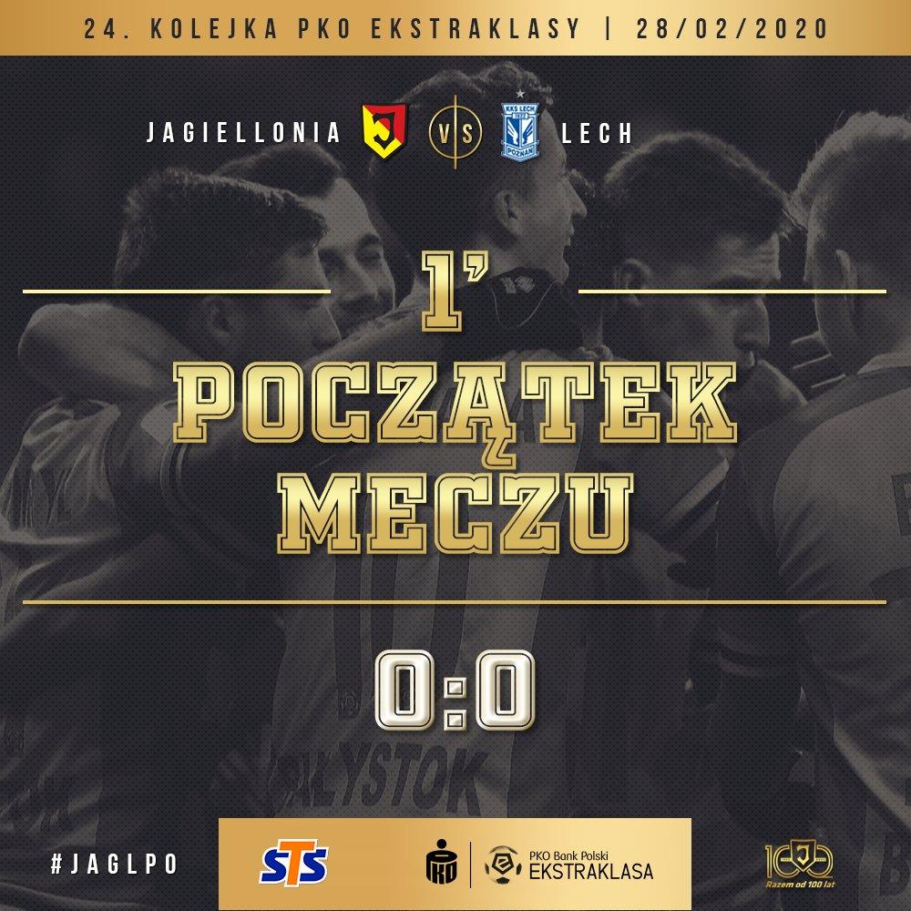 Jagiellonia Białystok - Lech Poznań 1:1, 28.02.2020
