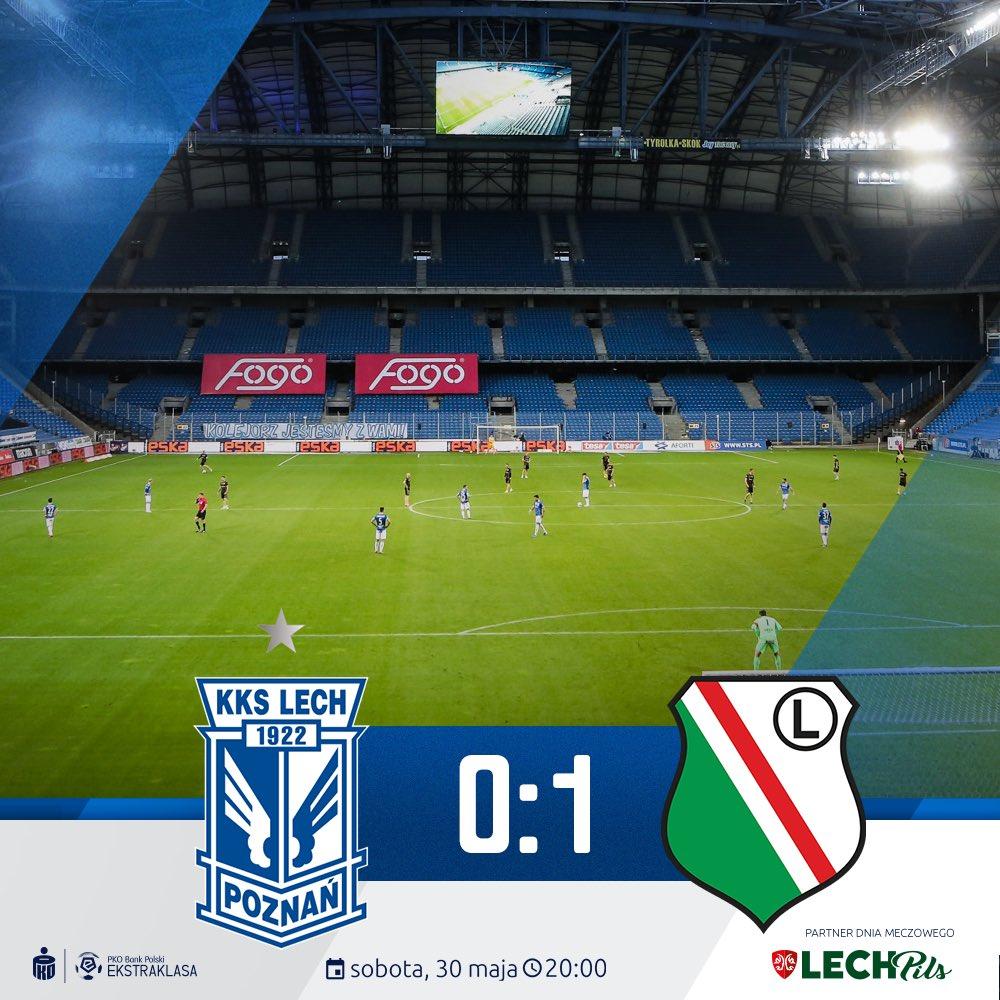 Lech Poznań - Legia Warszawa 0:1, 30.05.2020