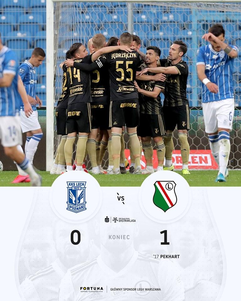Lech Poznań - Legia Warszawa 0:1, 30.05.2020