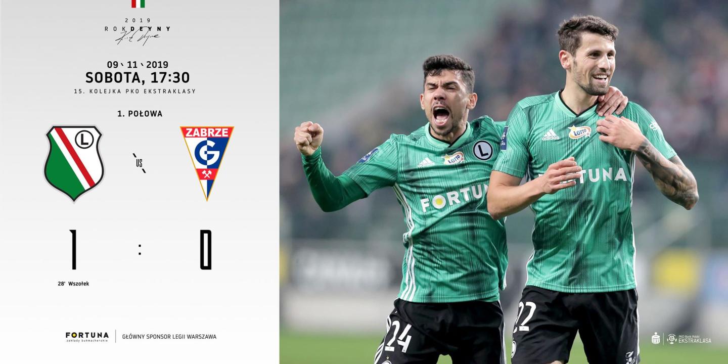 Legia Warszawa - Górnik Zabrze 5:1, 09.11.2019