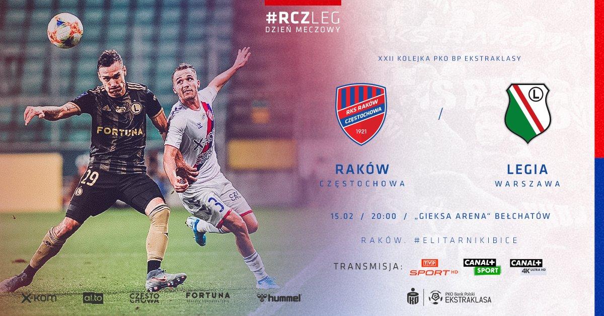 Raków Częstochowa - Legia Warszawa 2:2, 15.02.2020