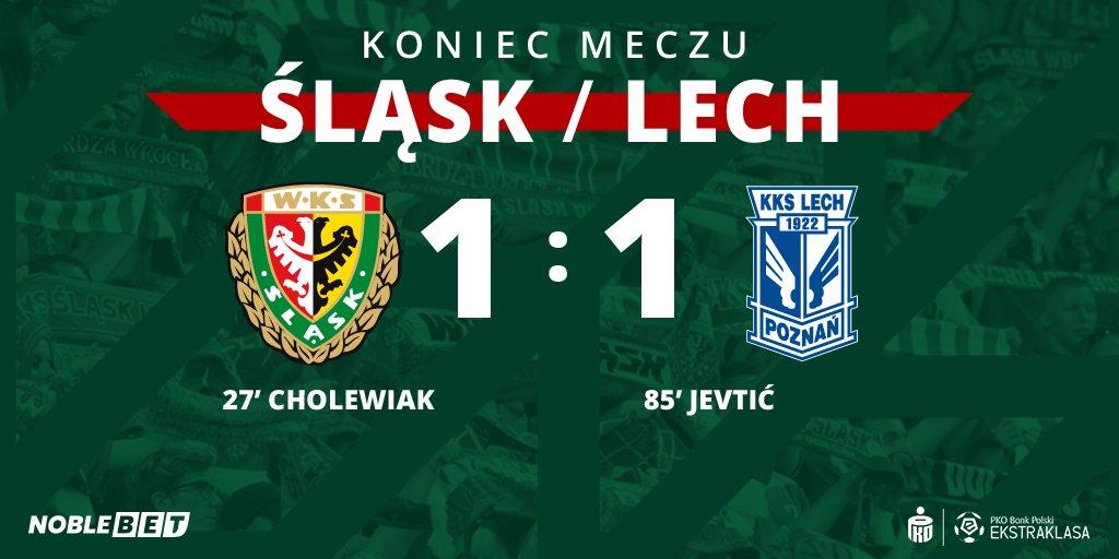 Śląsk Wrocław - Lech Poznań 1:1, 14.12.2019