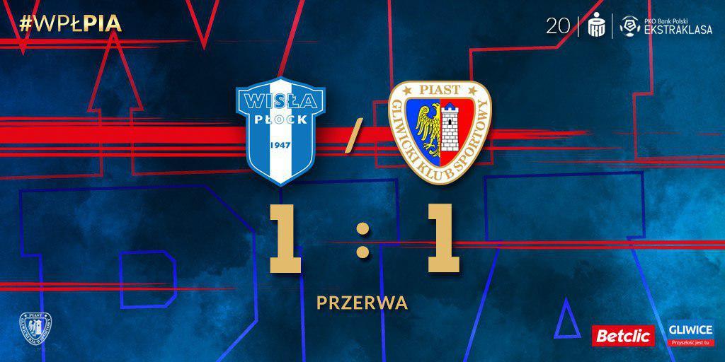 Wisła Płock - Piast Gliwice 2:1, 21.12.2019