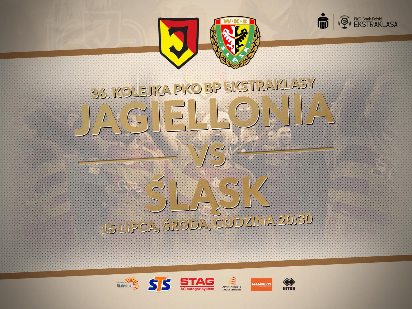 Jagiellonia Białystok - Śląsk Wrocław 2:1, 15.07.2020