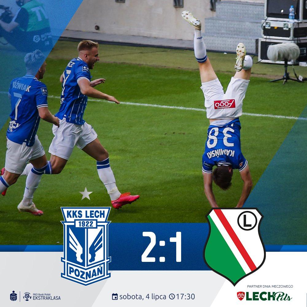 Lech Poznań - Legia Warszawa 2:1, 04.07.2020