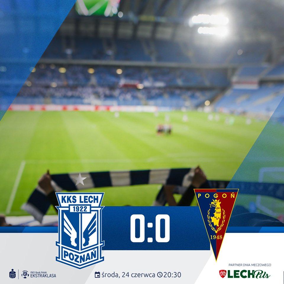 Lech Poznań - Pogoń Szczecin 0:0, 24.06.2020