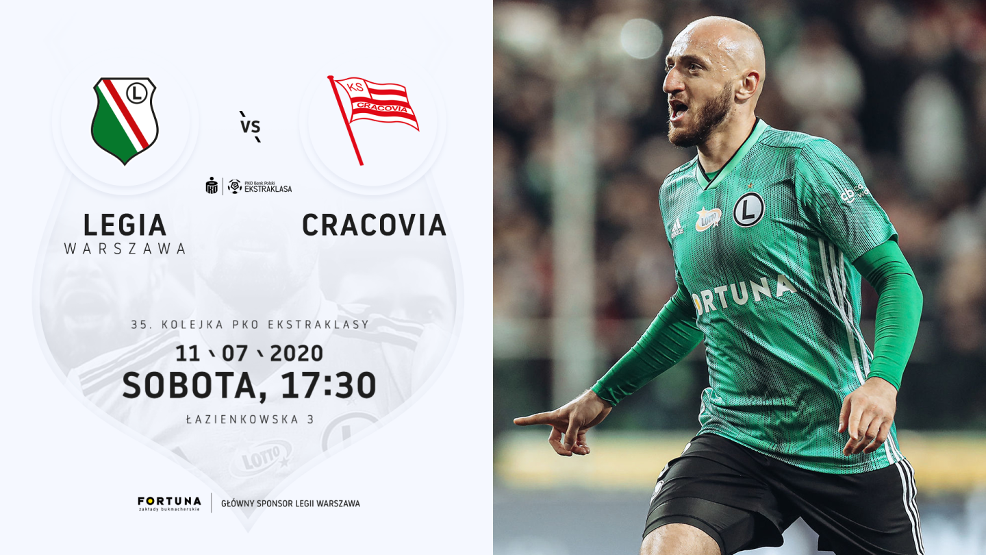 Legia Warszawa - Cracovia 2:0, 11.07.2020