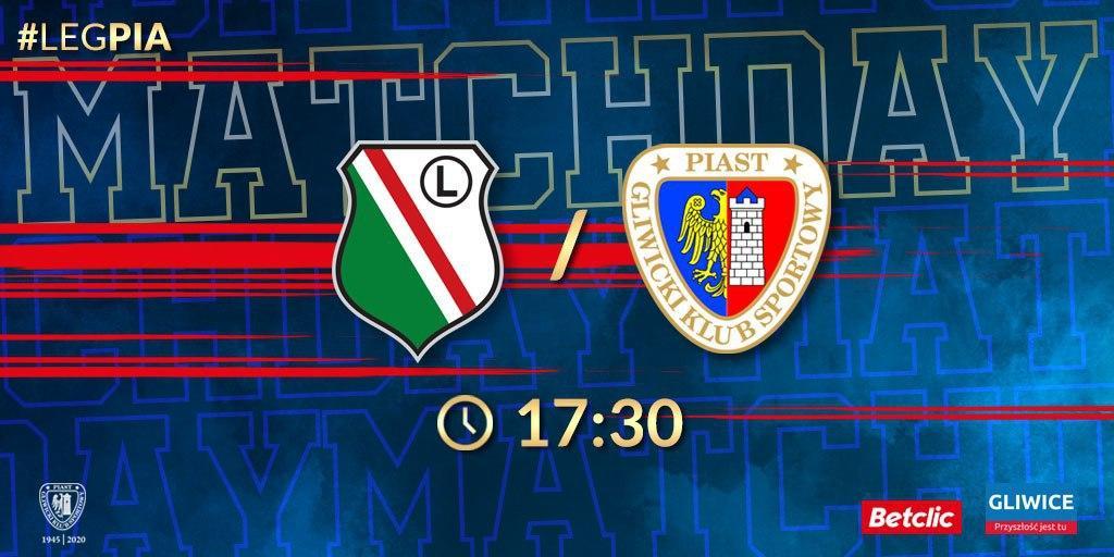 Legia Warszawa - Piast Gliwice 1:1, 27.06.2020