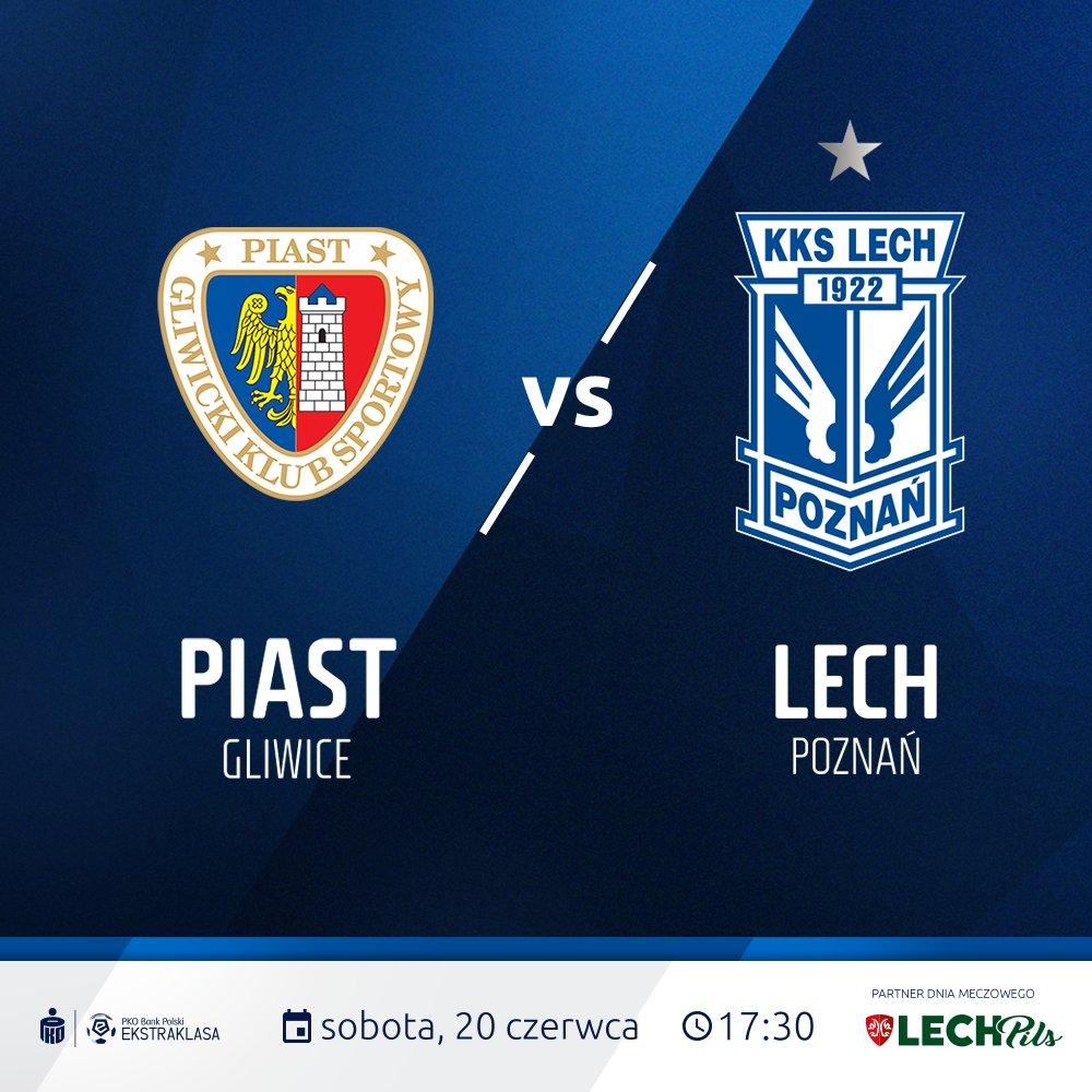 Piast Gliwice - Lech Poznań 0:2, 20.06.2020