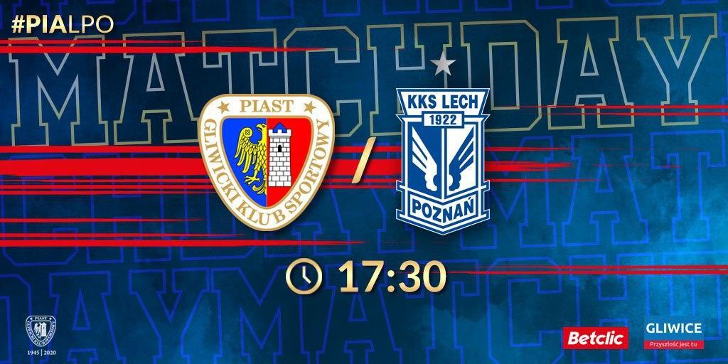 Piast Gliwice - Lech Poznań 0:2, 20.06.2020