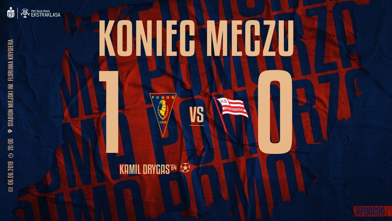 Pogoń Szczecin - Cracovia 1:0, 06.06.2020