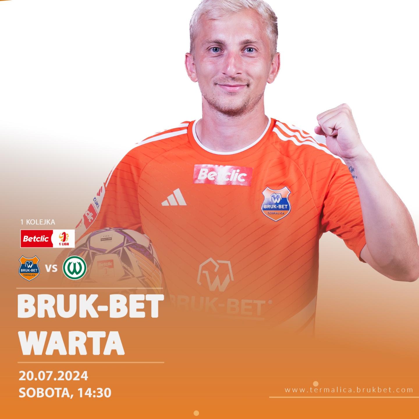 Bruk-Bet Termalica Nieciecza - Warta Poznań 3:0, 20.07.2024
