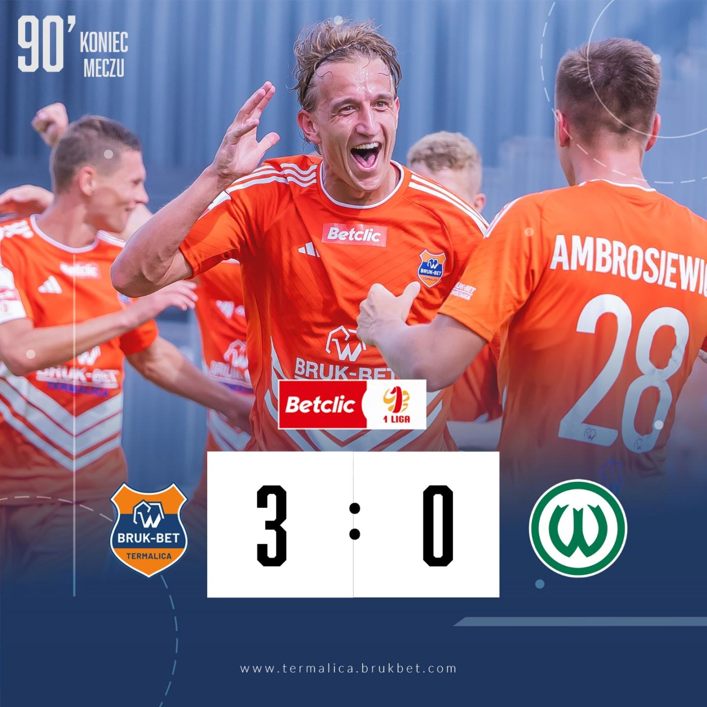 Bruk-Bet Termalica Nieciecza - Warta Poznań 3:0, 20.07.2024