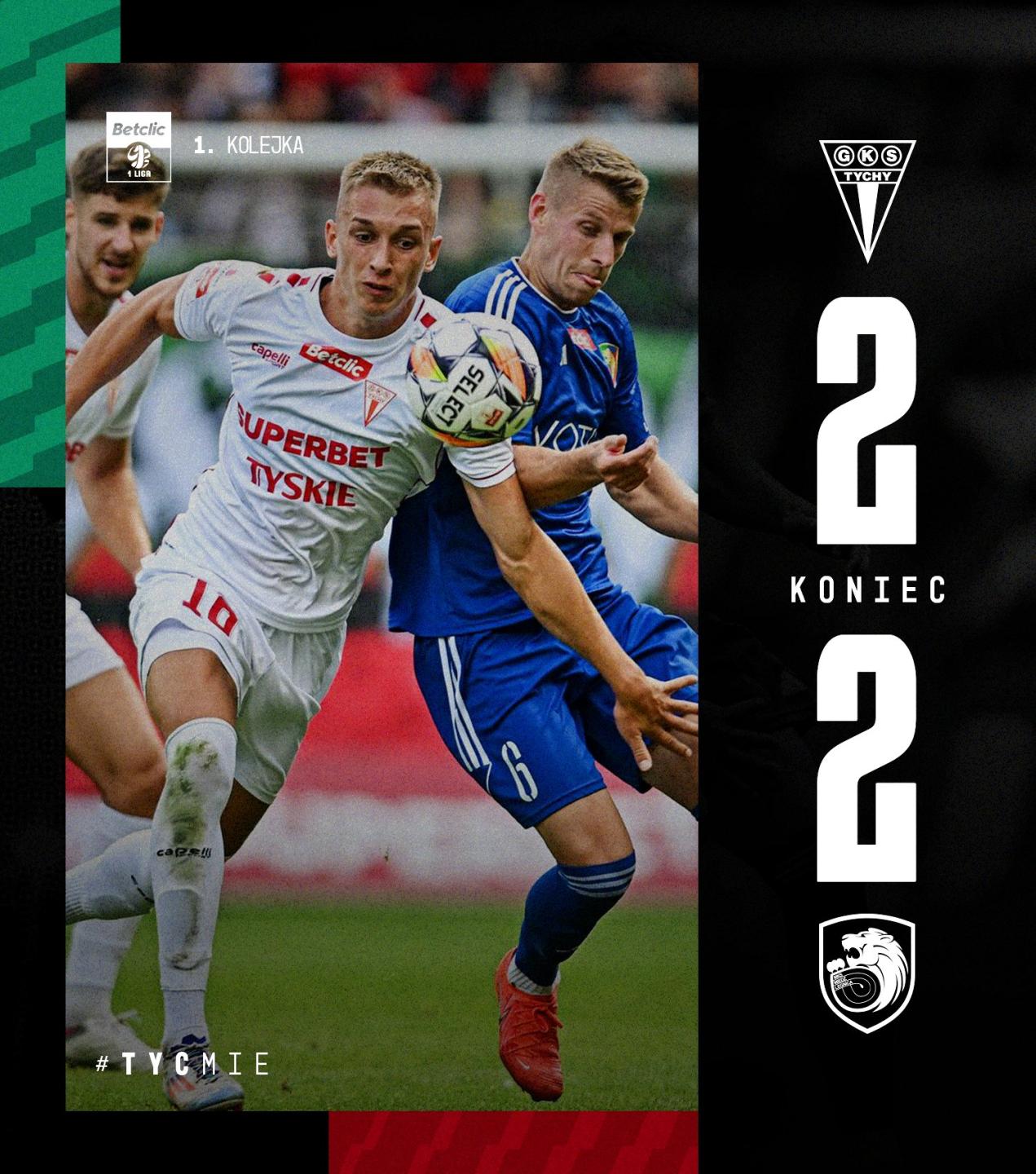 GKS Tychy - Miedź Legnica 2:2, 21.07.2024