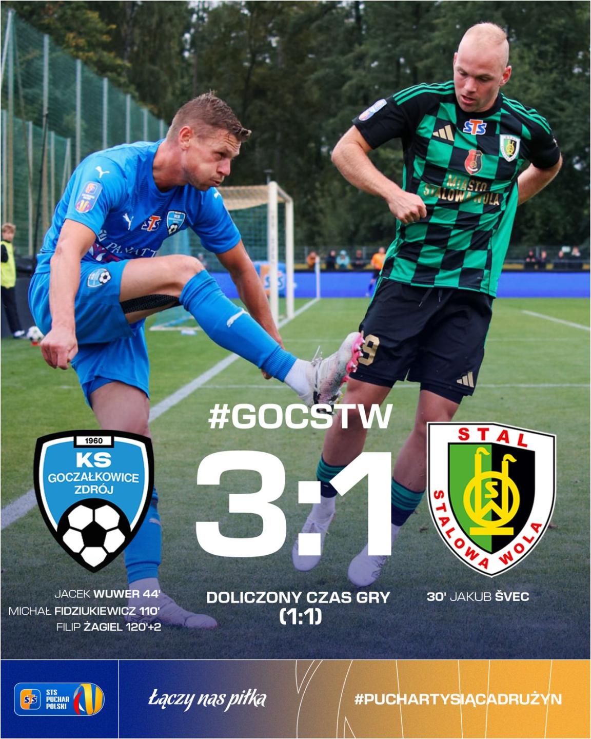 LKS II Goczałkowice-Zdrój - Stal Stalowa Wola 3:1 pd., 23.09.2025