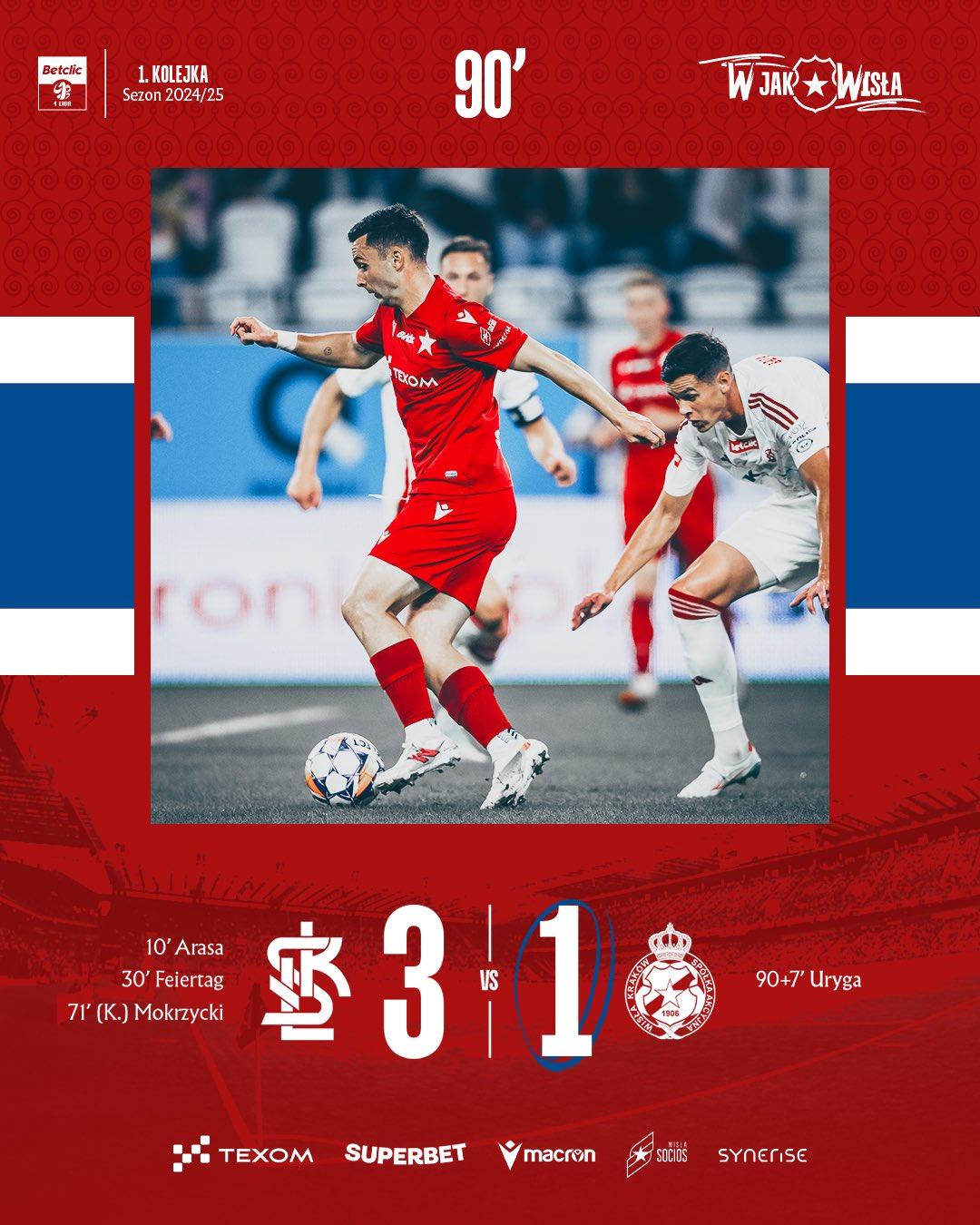 ŁKS Łódź - Wisła Kraków 3:1, 17.09.2024