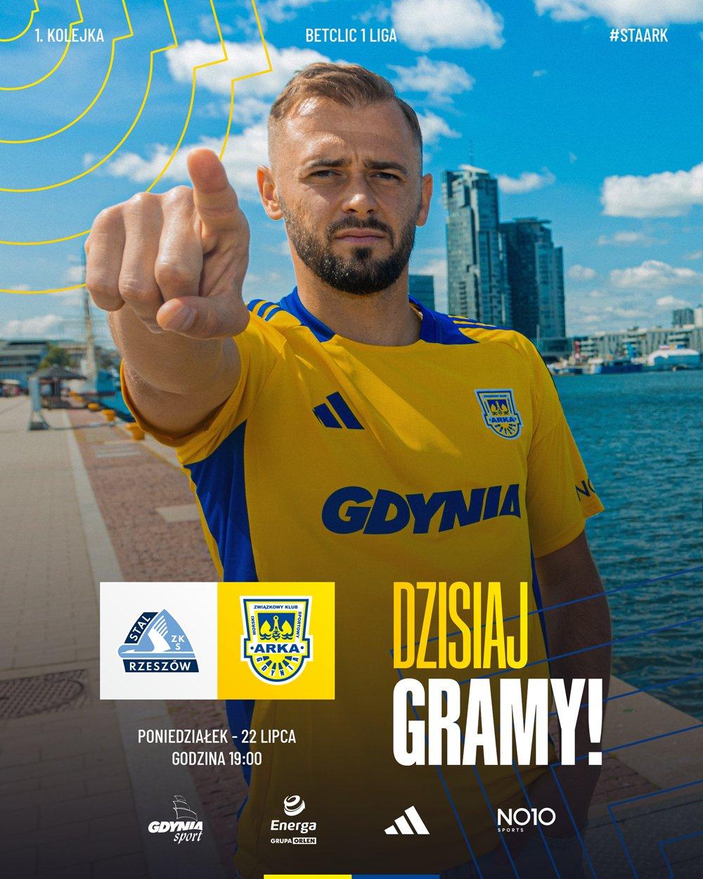 Stal Rzeszów - Arka Gdynia 1:0, 22.07.2024