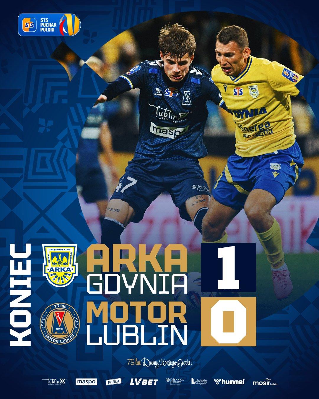 Arka Gdynia - Motor Lublin 1:0 pd., 25.09.2025