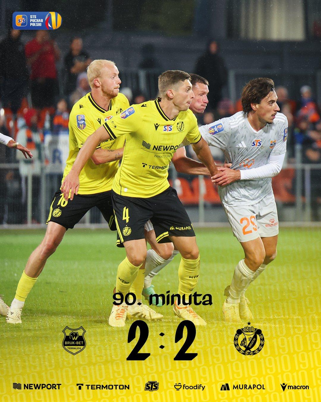Bruk-Bet Termalica Nieciecza - Widzew Łódź 2:2, k. 4:5, 24.09.2025