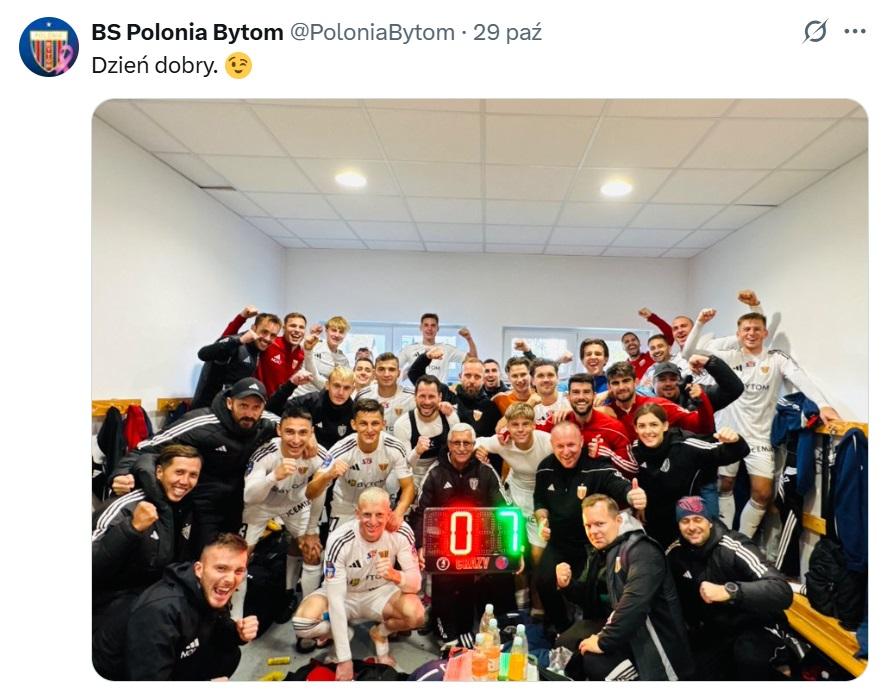 LKS II Goczałkowice Zdrój - Polonia Bytom 0:7, 28.10.2025