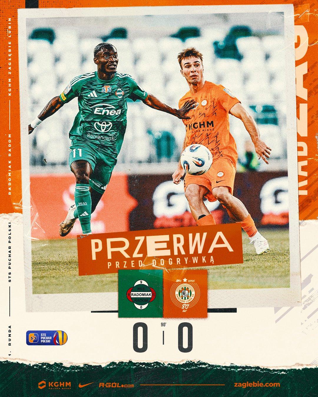Radomiak Radom - Zagłębie Lubin 0:2 pd., 25.09.2025