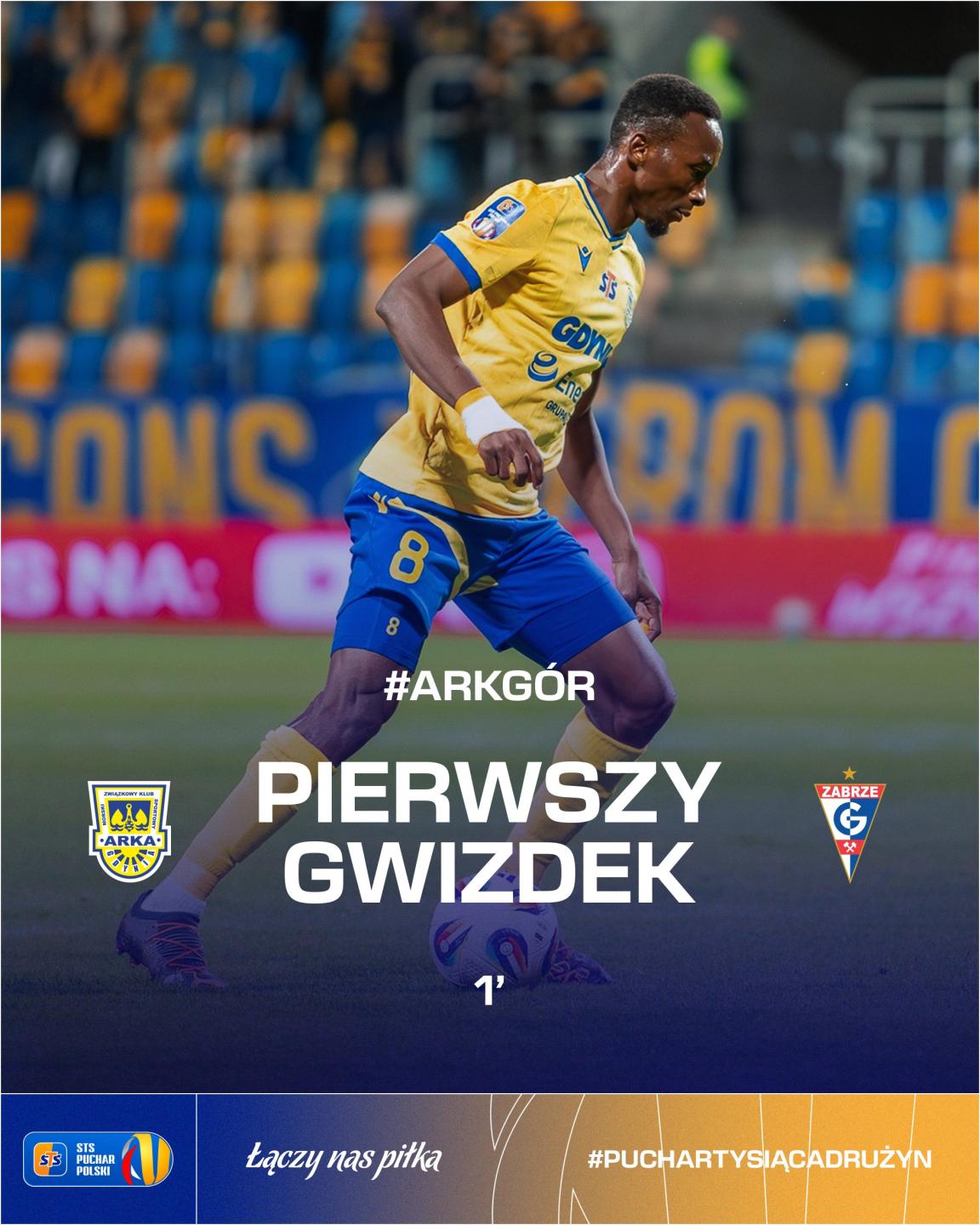 Arka Gdynia - Górnik Zabrze 1:2, 30.10.2025