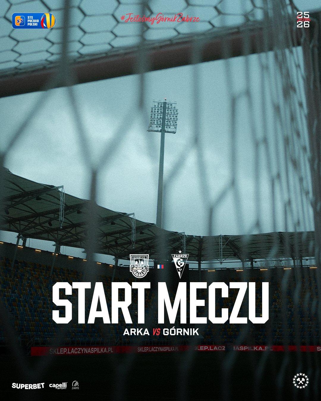 Arka Gdynia - Górnik Zabrze 1:2, 30.10.2025