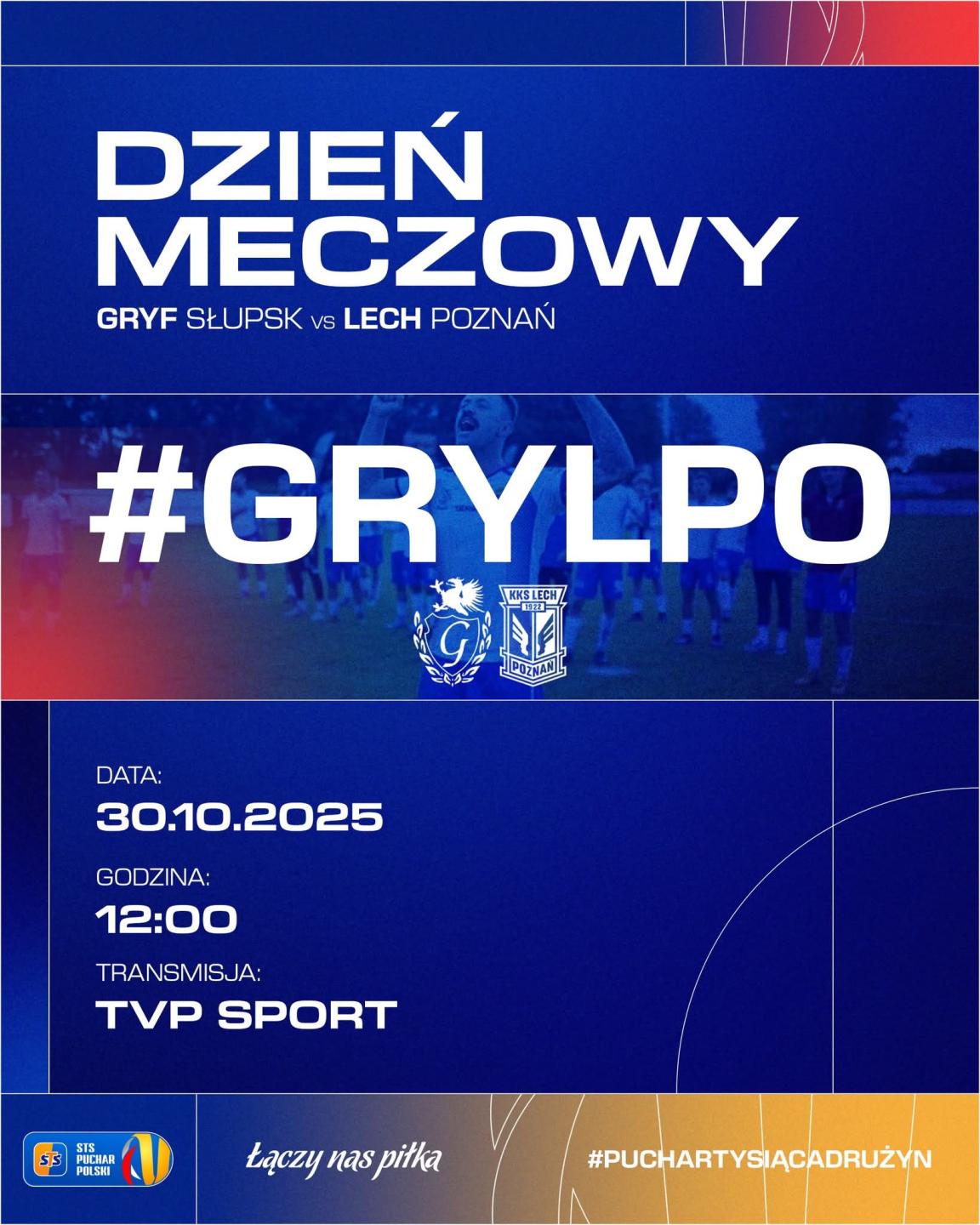 Gryf Słupsk - Lech Poznań 1:2, 30.10.2025
