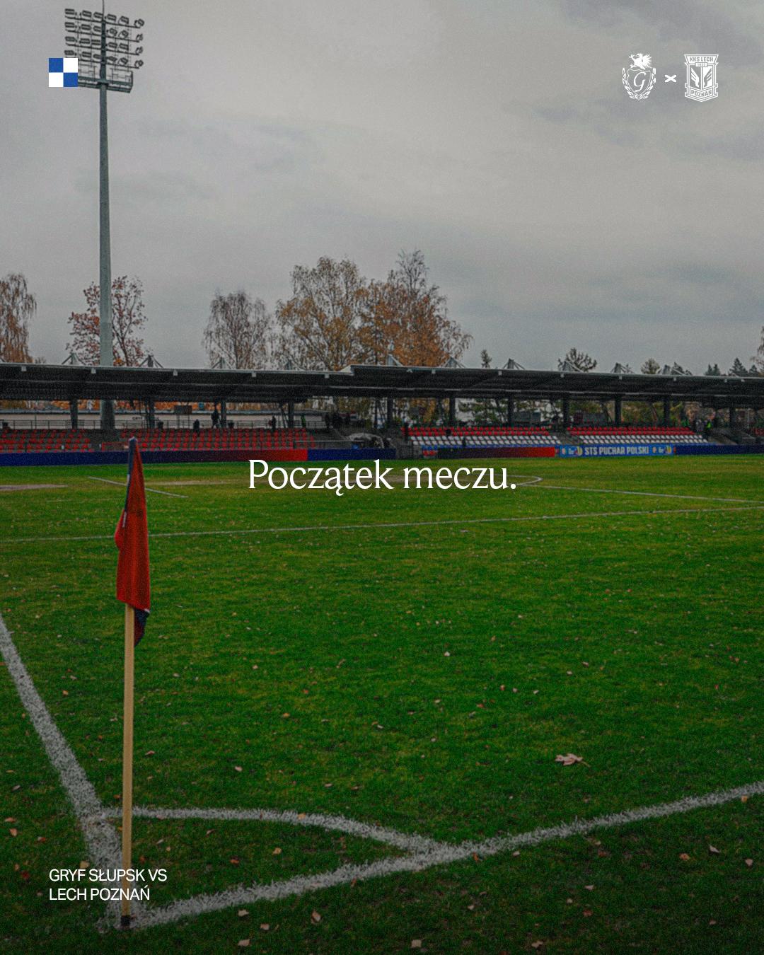 Gryf Słupsk - Lech Poznań 1:2, 30.10.2025