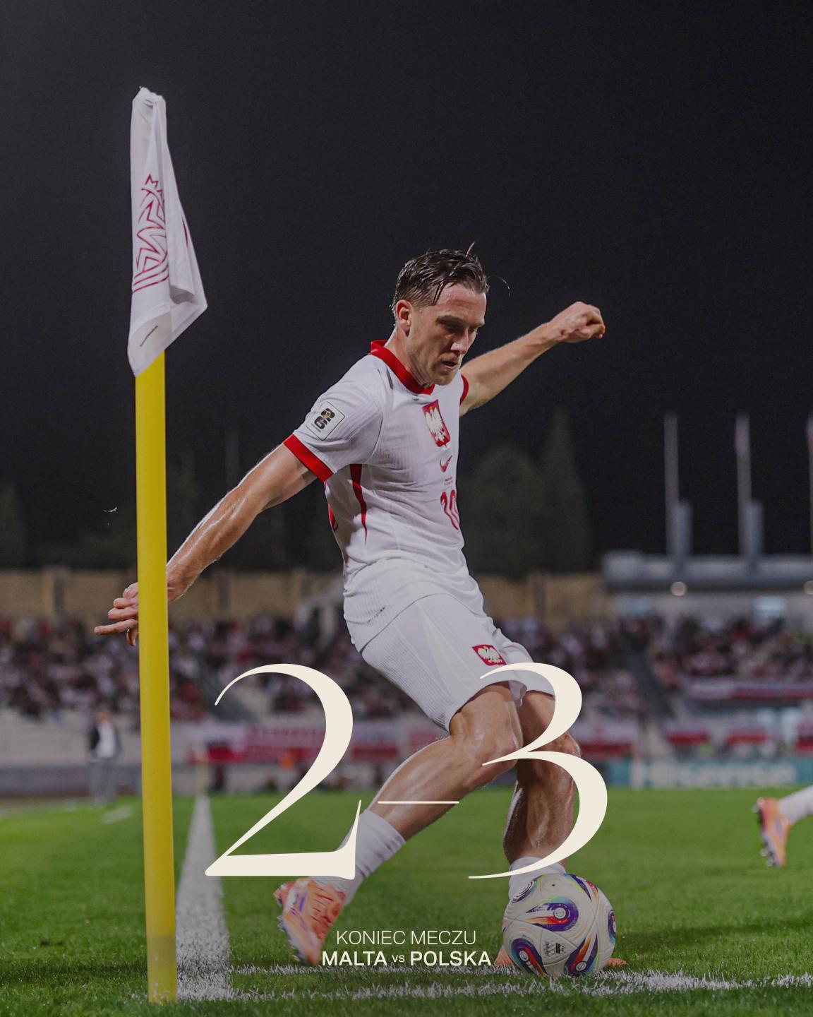 Malta - Polska 2:3, 17.11.2025