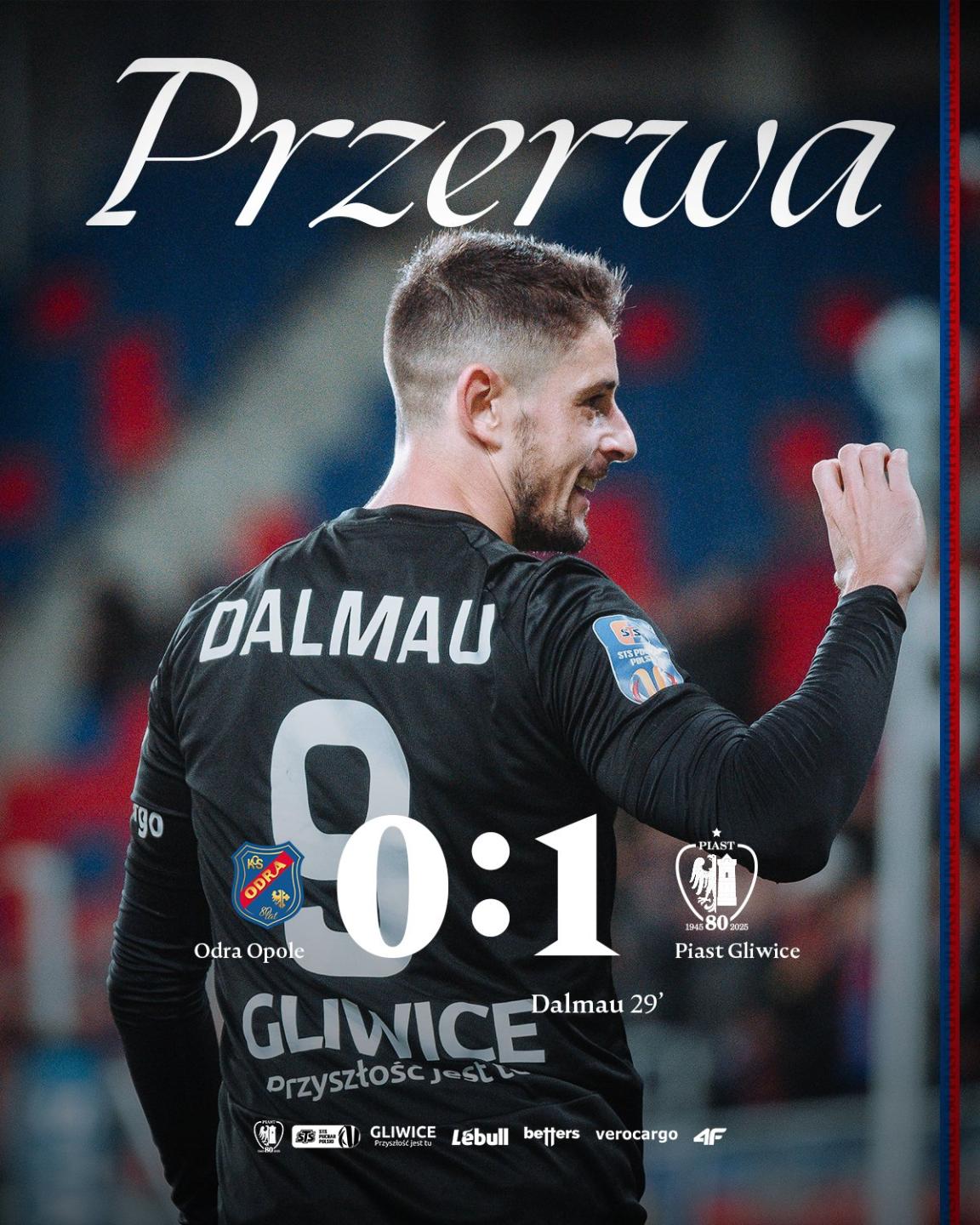 Odra Opole - Piast Gliwice 0:2, 28.10.2025