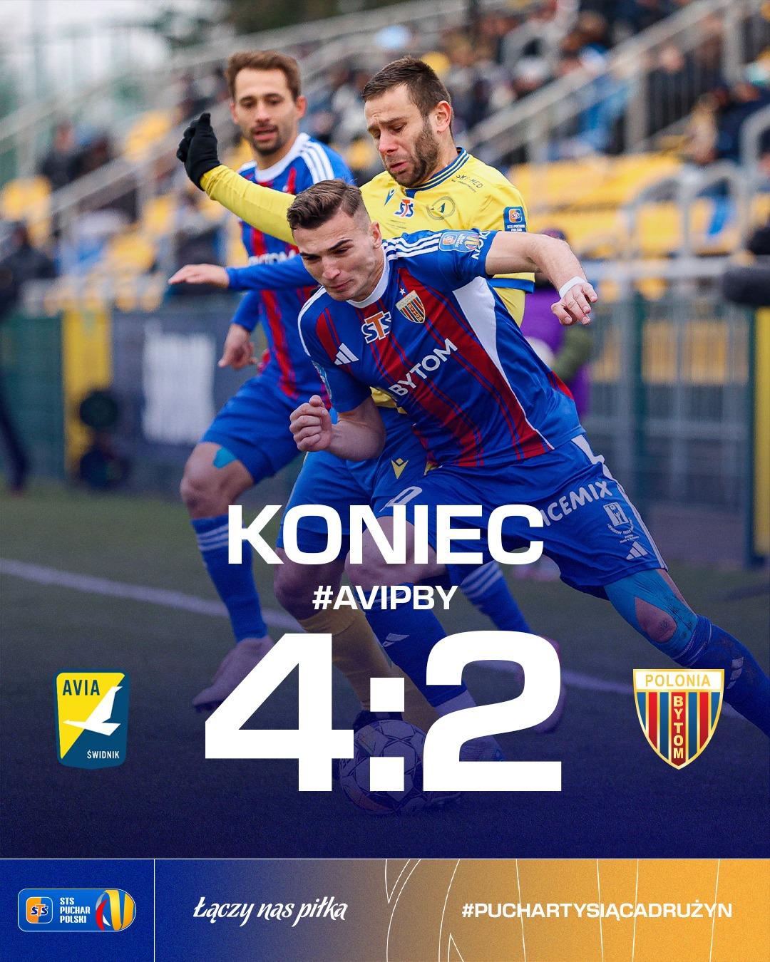 Avia Świdnik - Polonia Bytom 4:2, 03.12.2025