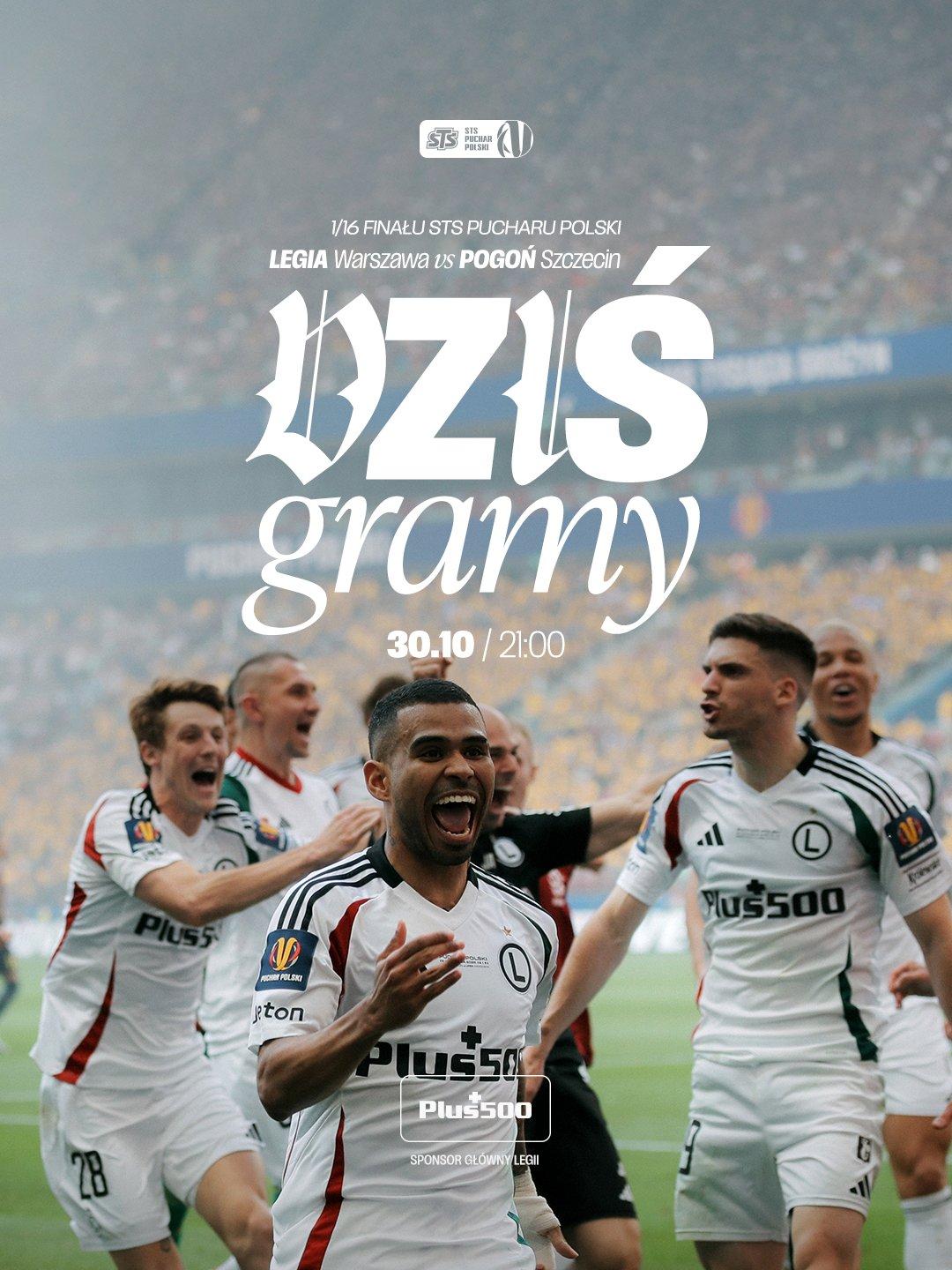 Legia Warszawa - Pogoń Szczecin 1:2 pd., 30.10.2025