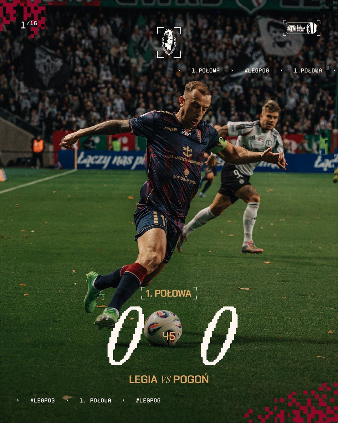 Legia Warszawa - Pogoń Szczecin 1:2 pd., 30.10.2025