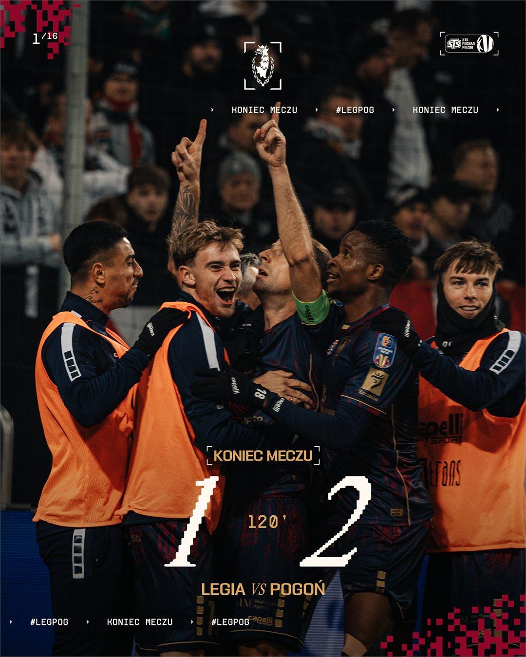 Legia Warszawa - Pogoń Szczecin 1:2 pd., 30.10.2025