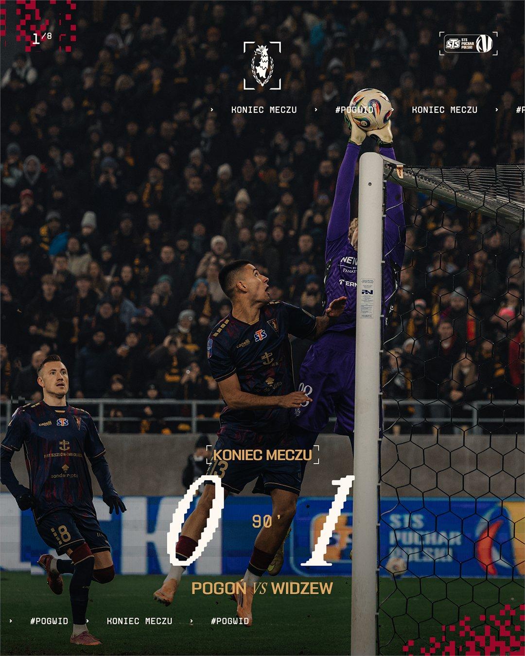 Pogoń Szczecin - Widzew Łódź 0:1, 02.12.2025
