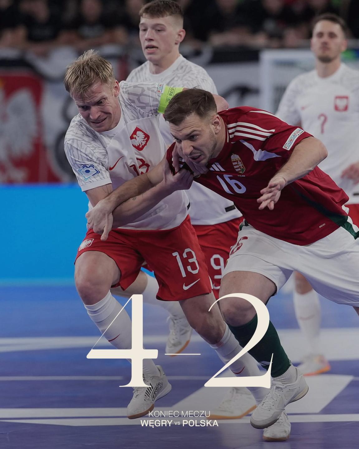 Węgry - Polska 4:2, 24.01.2026 futsal