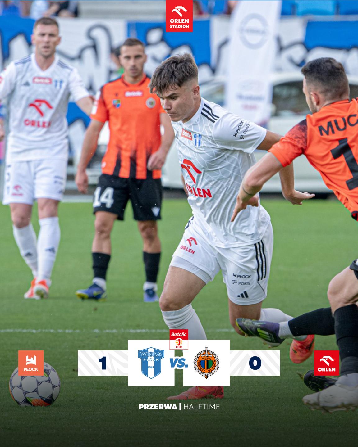 Wisła Płock - Chrobry Głogów 2:1, 03.08.2024